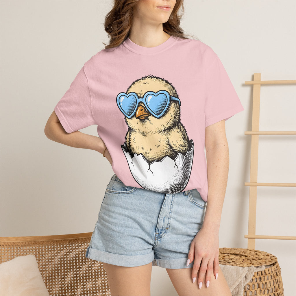 Chick Egg Shirt Easter Spring Gift Women Cartoon Tee product image 12