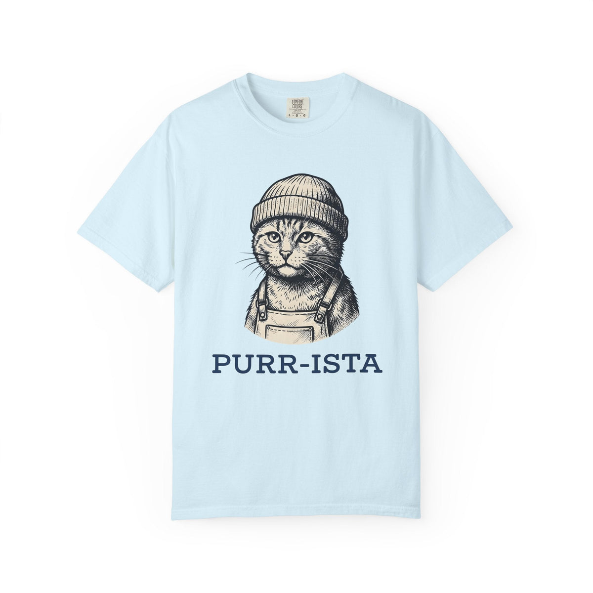 Feline Beanie Shirt Cat Mocha Gift Women Nostalgic Tee product image 2