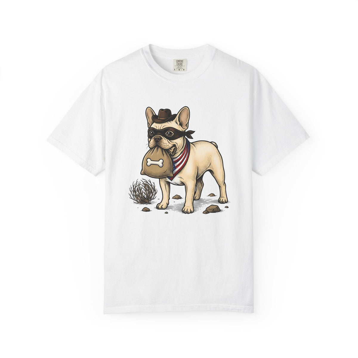 French Bulldog Shirt Dog Ranch Unisex Gift Animated Tee product image 1