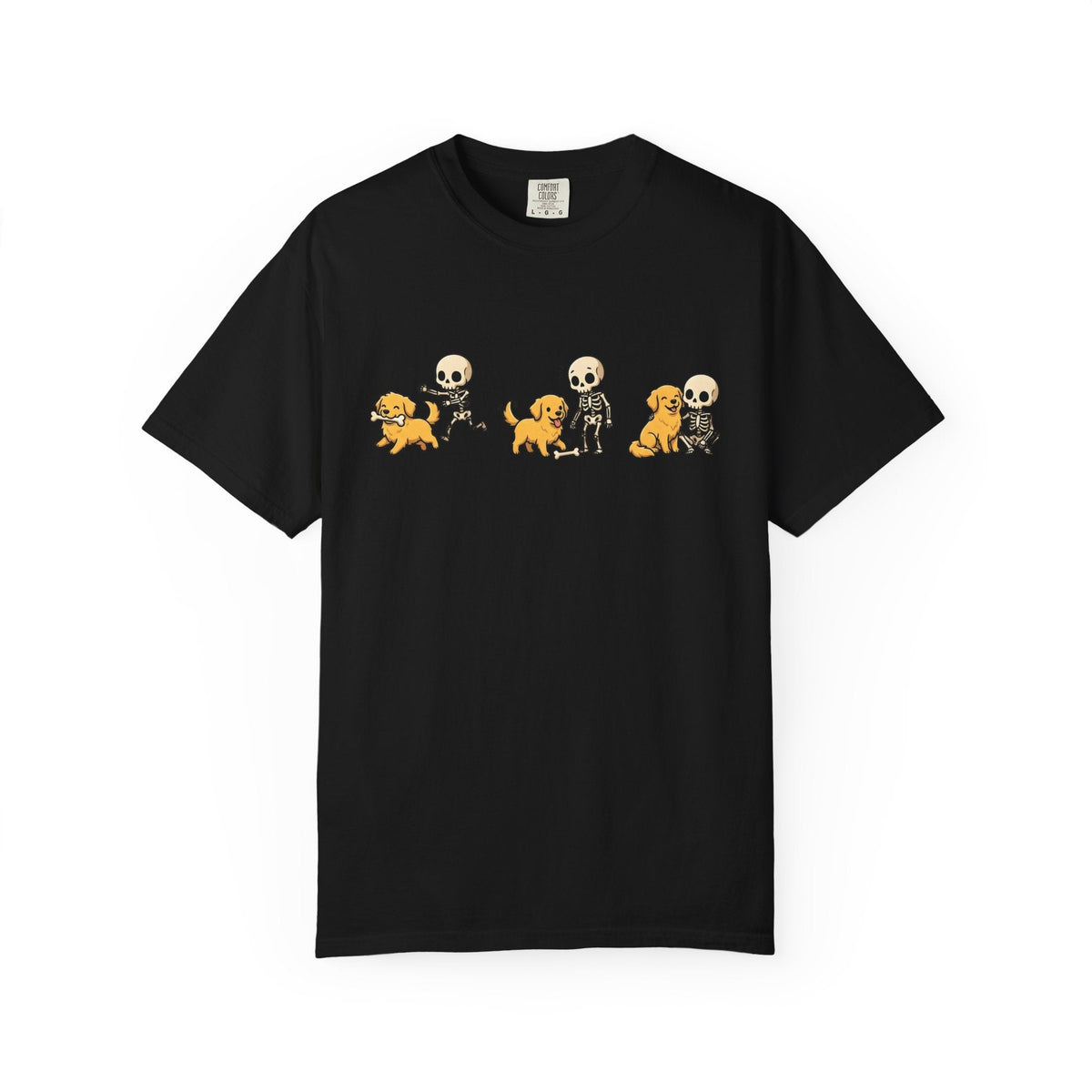 Canine Skeleton Shirt Halloween Pets Unisex Gift Doodle Tee product image 4
