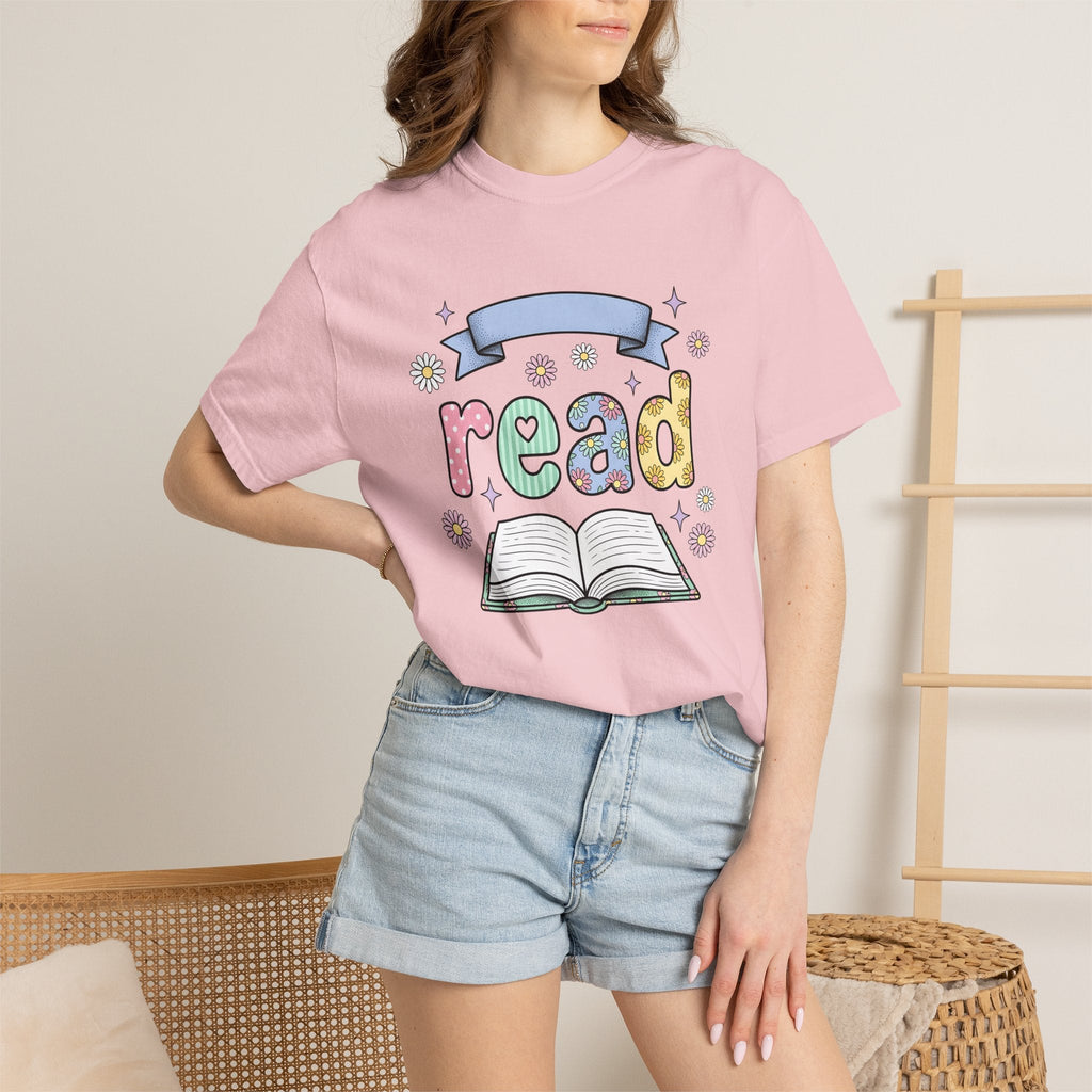 Open Book Shirt Teacher Reading Gift Women Cute Tee Booklet product image 12