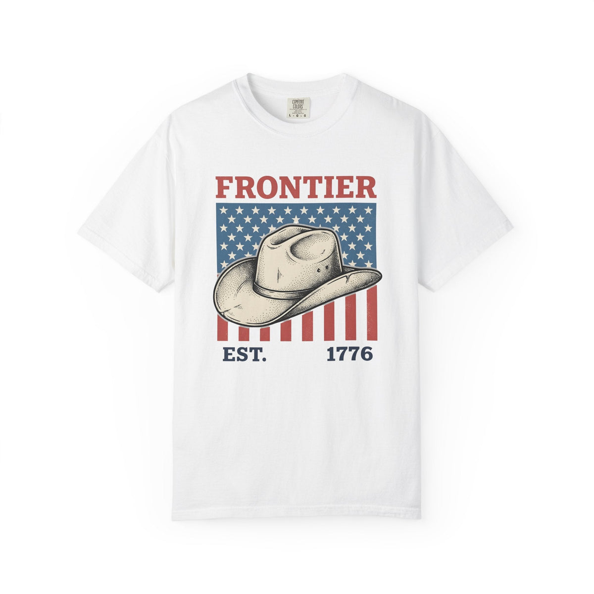 Cowboy Hat Shirt America Western Unisex Gift Vintage Tee Stetson T-Shirt Patriot