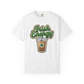 Iced Latte Glass Shirt St Patrick's Day Mocha Unisex Gift Comic Tee Coffee Cup