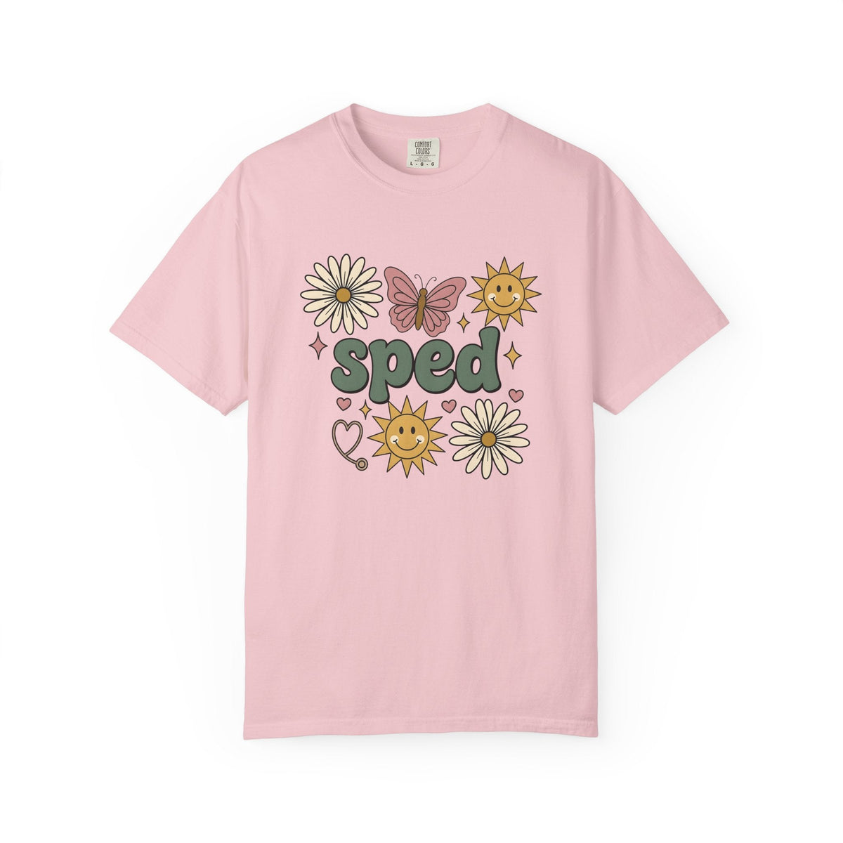 Sunflower Daisy Butterfly Shirt Teachers Floral Unisex Gift product image 3