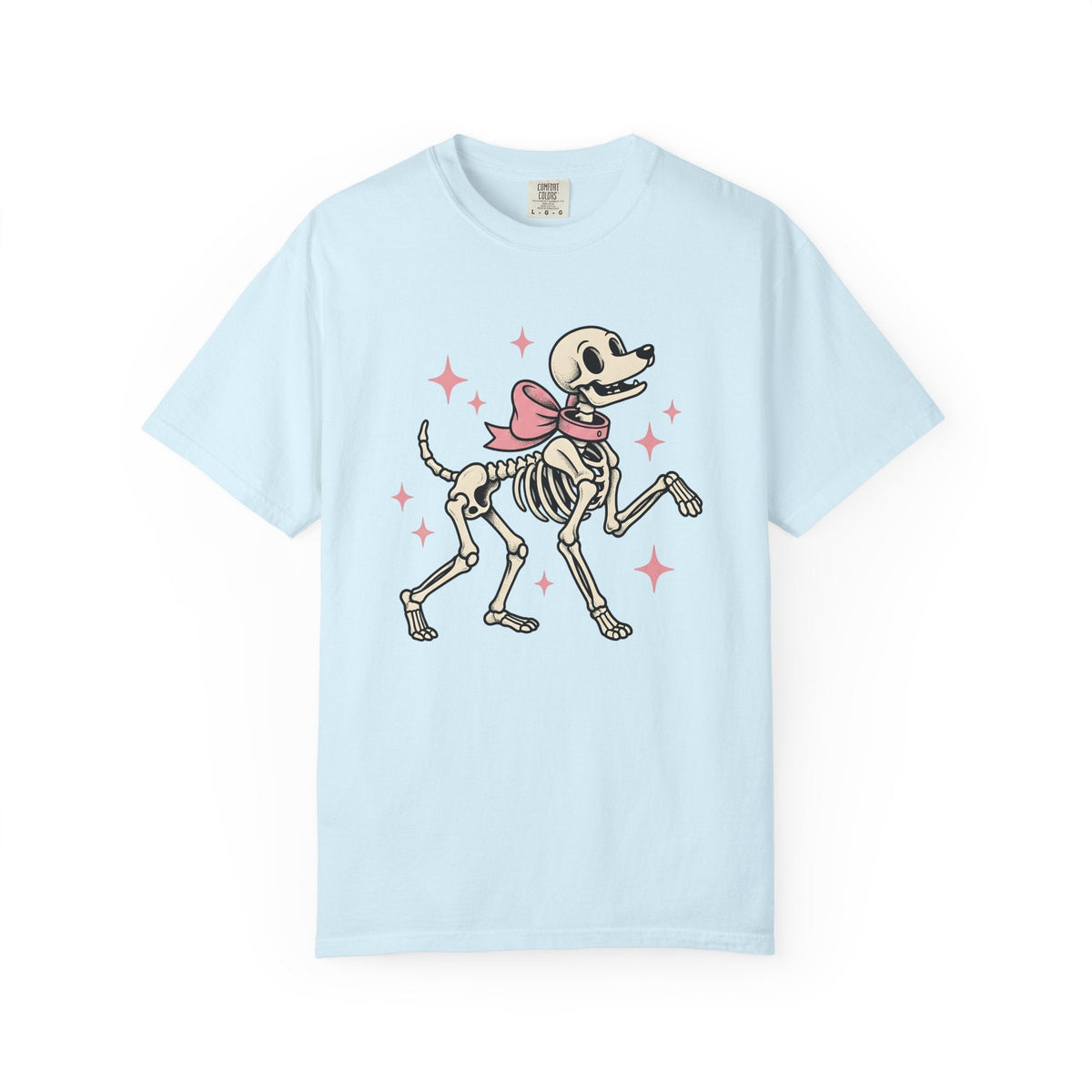 Dog Skeleton Shirt Halloween Unisex Gift Cartoon Tee product image 2