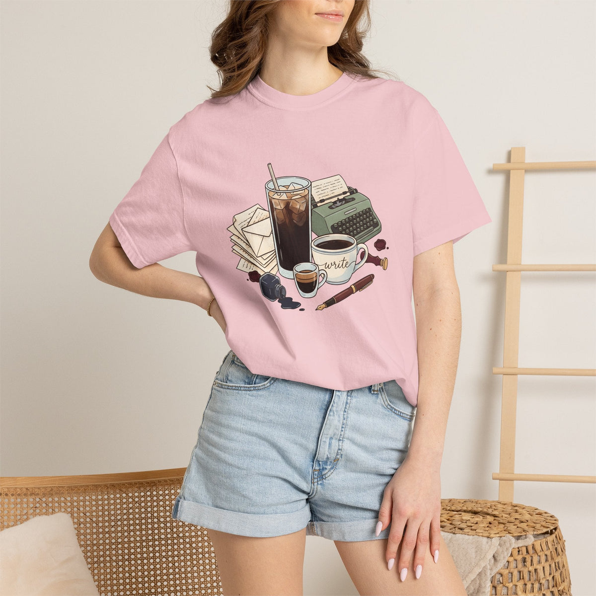 Espresso Drinks Shirt Coffee Novelist Unisex Gift Line Art product image 12