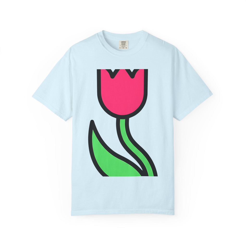 Tulip Bloom Shirt Easter Blossoms Unisex Gift Simple Tee product image 2