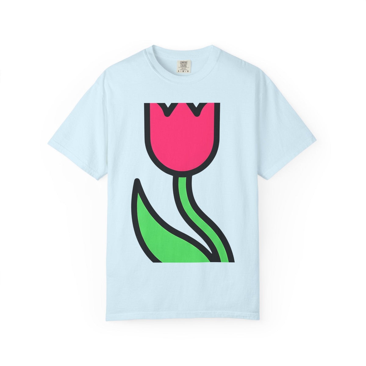 Tulip Bloom Shirt Easter Blossoms Unisex Gift Simple Tee product image 2