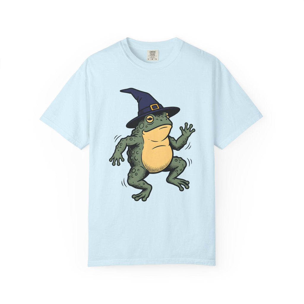 Amphibian Witch Hat Shirt Halloween Pet Unisex Gift Illustration Tee Toadstool