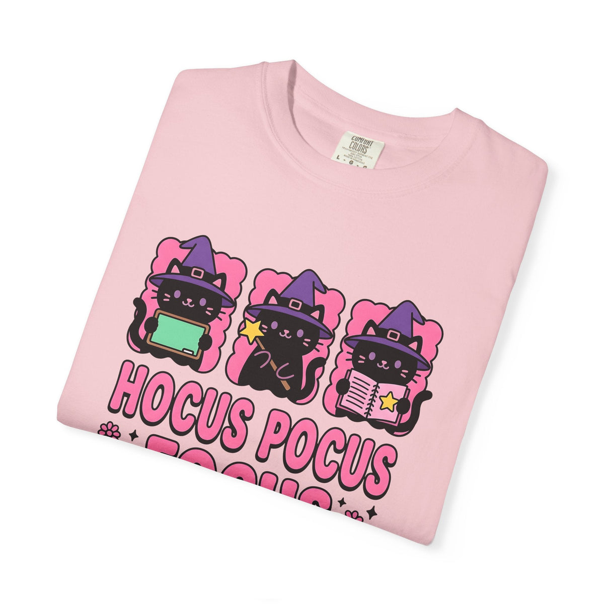 Witch Cat Shirt Teachers Halloween Gift for Women Kawaii product image 12