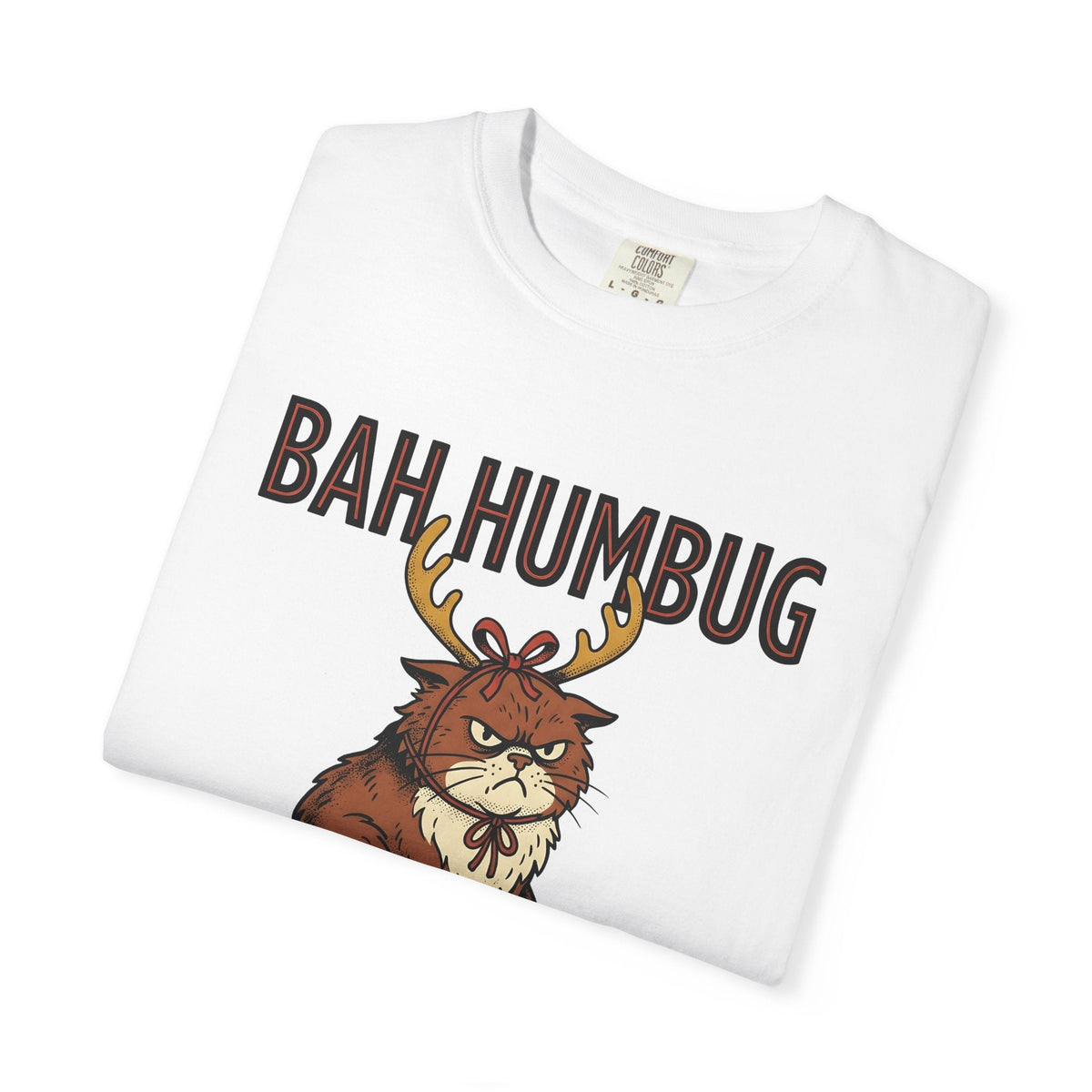 Grumpy Kitty Shirt Christmas Jokes Unisex Gift Comic Tee product image 5