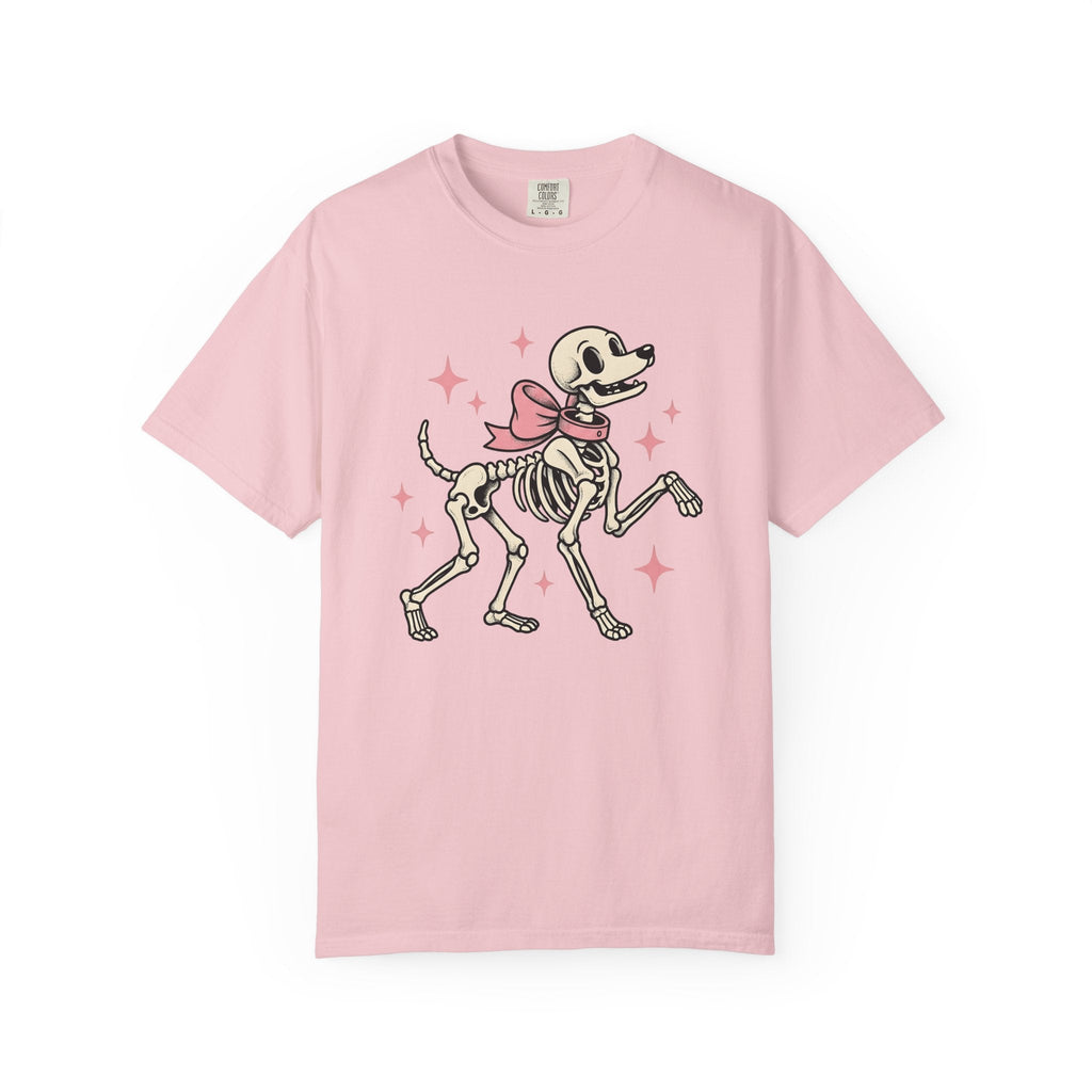 Dog Skeleton Shirt Halloween Unisex Gift Cartoon Tee product image 3