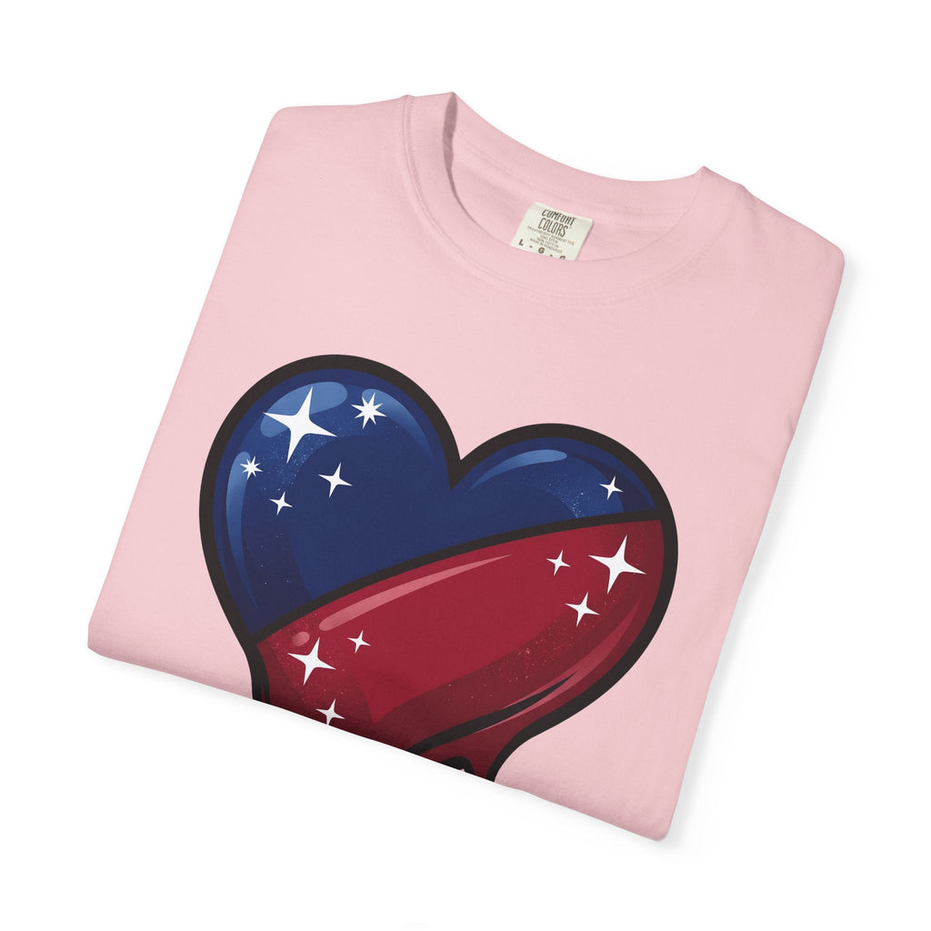 Patriotic Heart Shirt 4th Of July Unisex Gift Bold Graphic product image 11