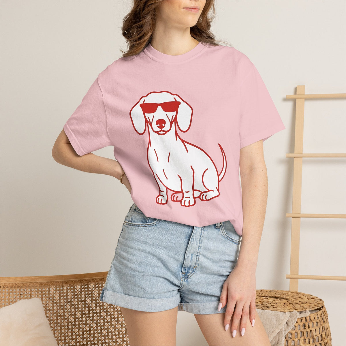 Dachshund Dog Shirt St Valentines Day Pet Gift Women product image 12