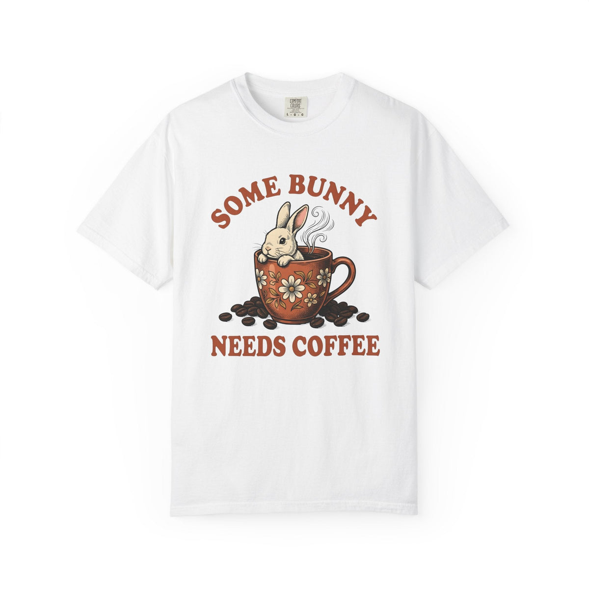 Hare Coffee Cup Shirt Easter Mocha Unisex Gift Farmhouse Tee Coffee Mug T-Shirt