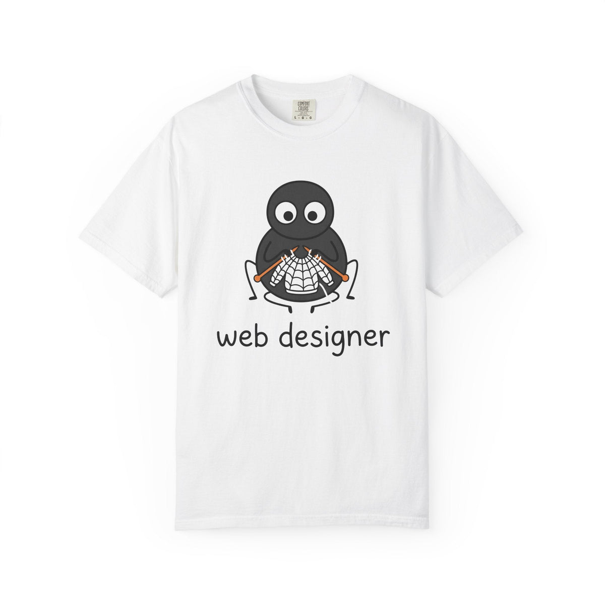 Spider Knitting Shirt Halloween Geek Unisex Gift Cartoon product image 1