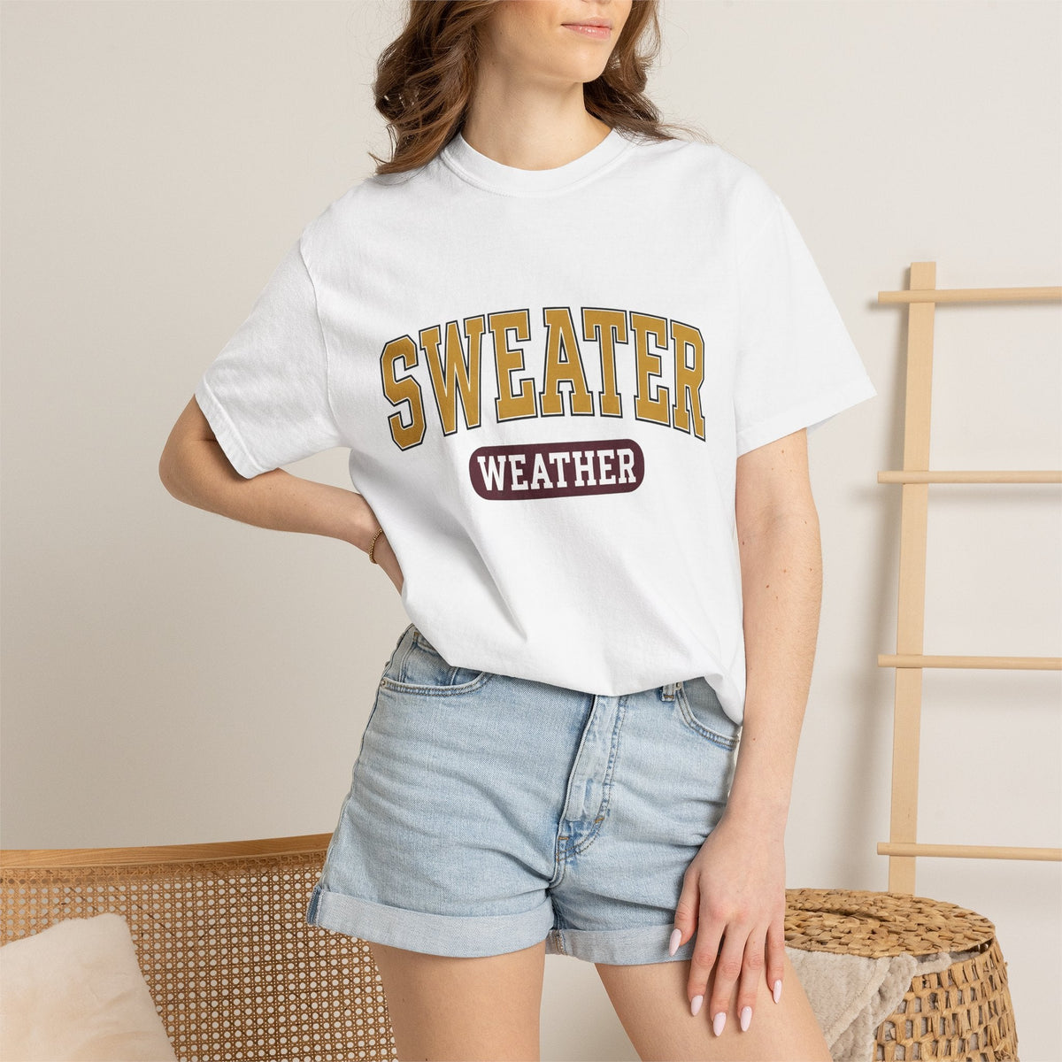 College Text Old School T-Shirt – Fall Pumpkin Vintage product image 7