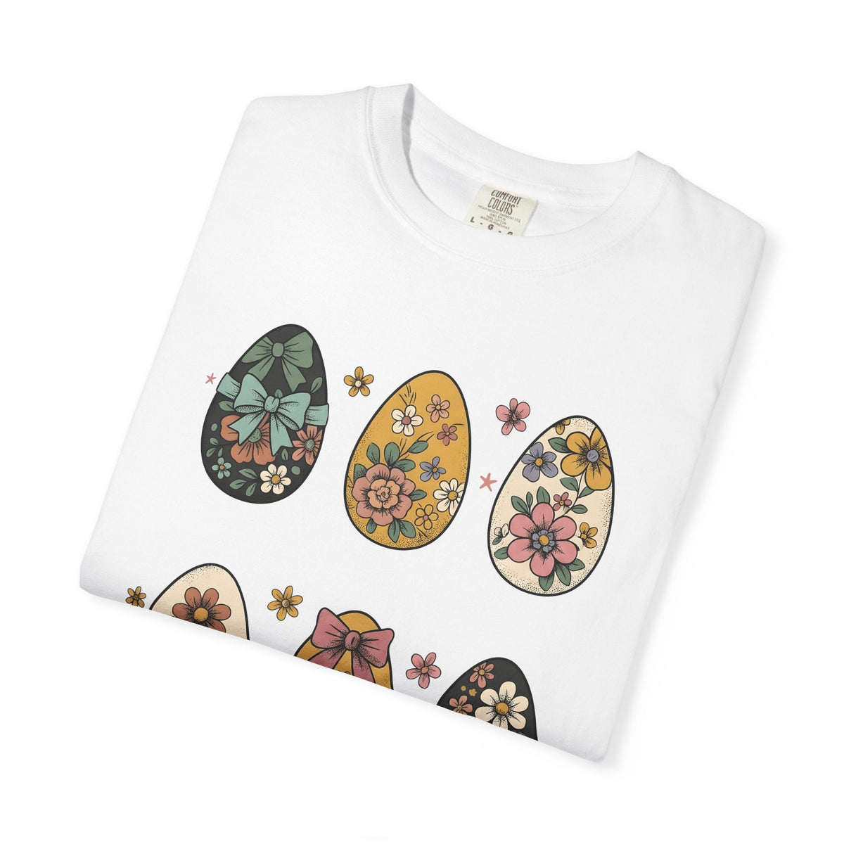 Flower Eggs Shirt Easter Garden Unisex Gift Hippie Tee Egg product image 5