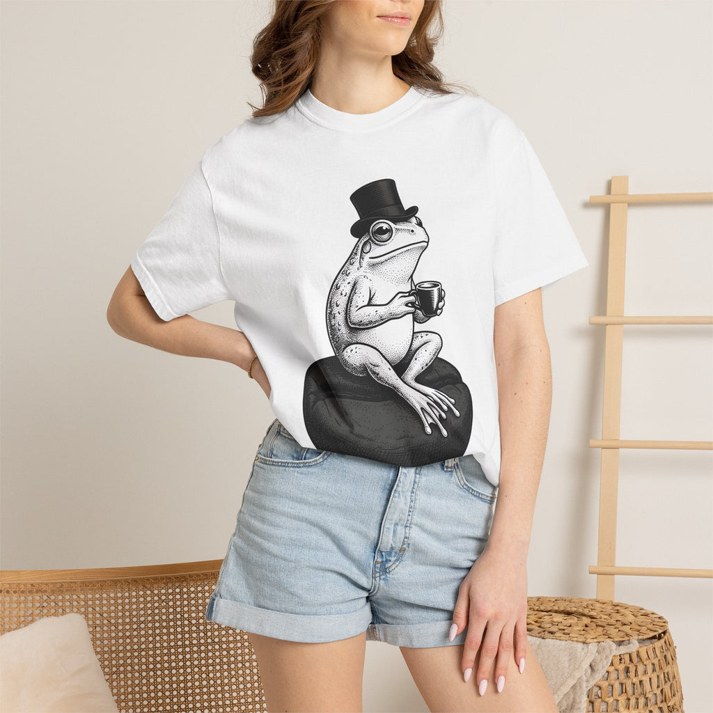 Frog Latte Cup Shirt Coffee Creature Unisex Gift Antique Tee Mug T-Shirt Coffee
