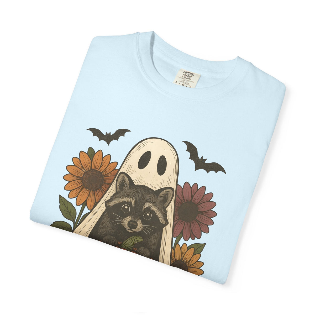 Raccoon Ghost Pumpkin Shirt Halloween Animal Unisex Gift product image 9