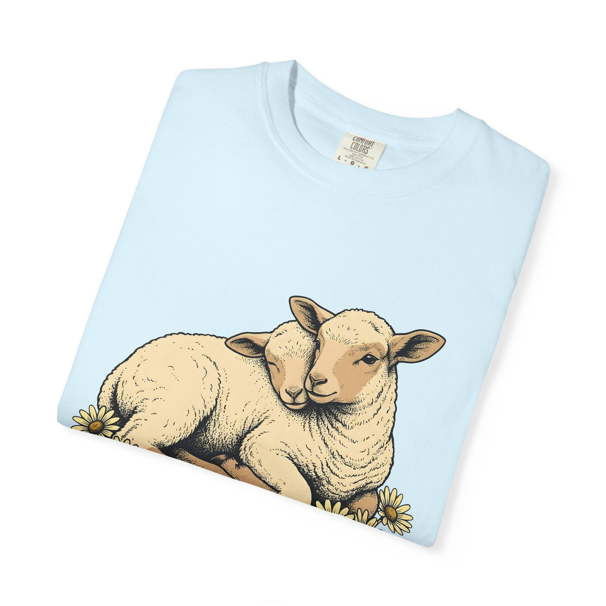 Young Lambs Shirt Easter Pets Unisex Gift Line Art Tee Lamb product image 8