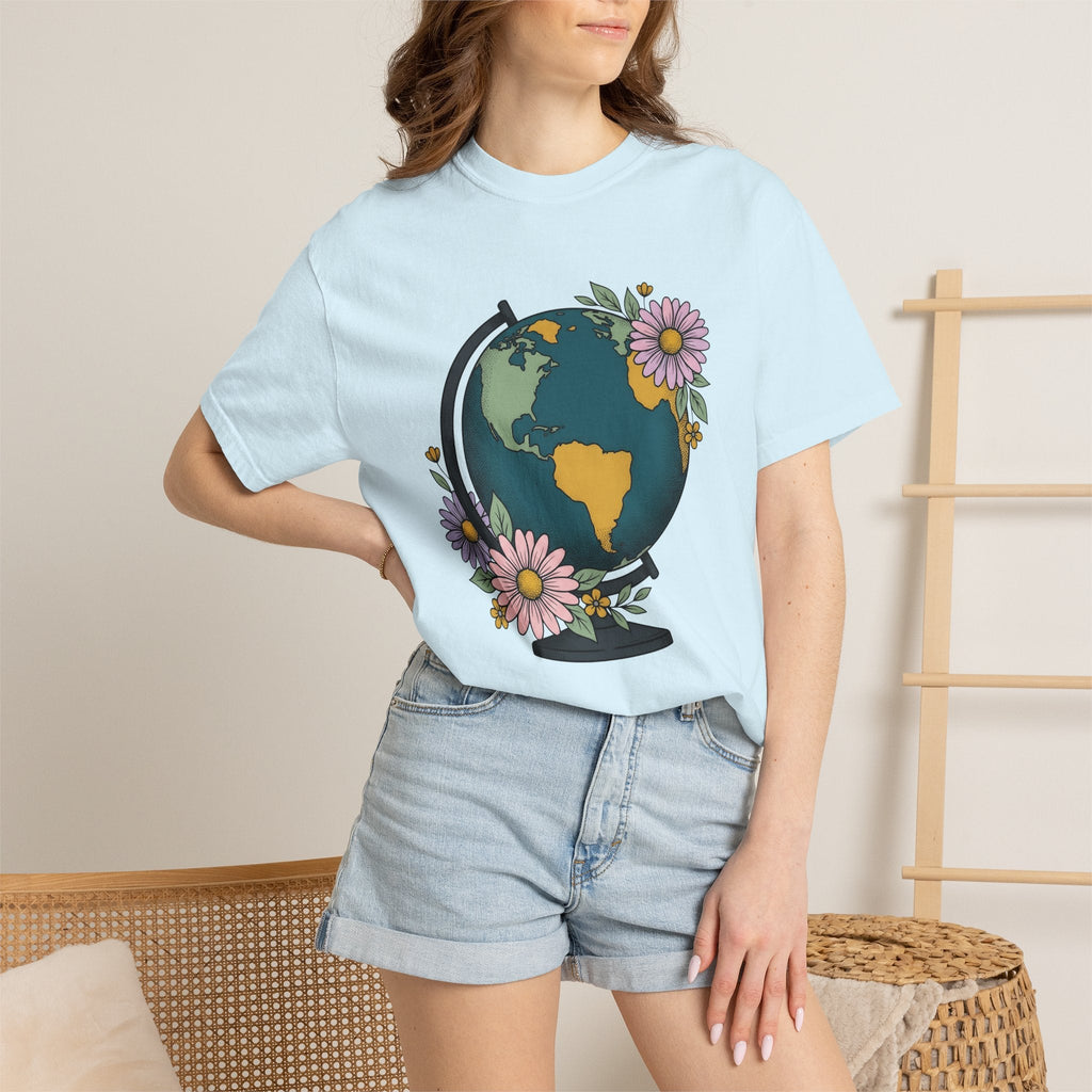 Earth Blooms Shirt Teacher Adventure Unisex Gift Folk Tee product image 9