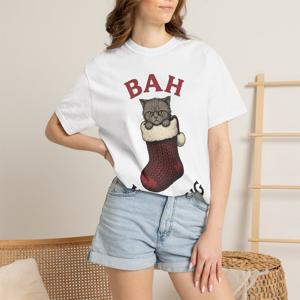 Angry Cat Sock Shirt Cat Festive Unisex Gift Retro Tee Furry Sock T-Shirt Cat