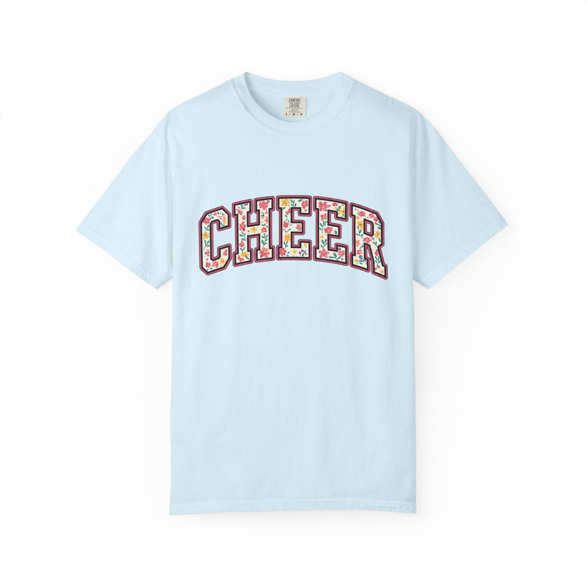 Varsity Blossom Text Shirt Cheer Petals Gift Women Heavy product image 2