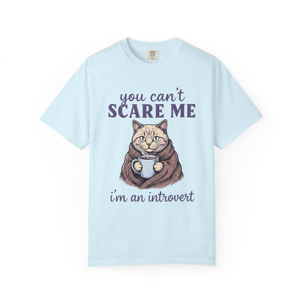 Cat Coffee Mug Shirt Cat Introvert Unisex Gift Cozy Tee Coffee Cup T-Shirt