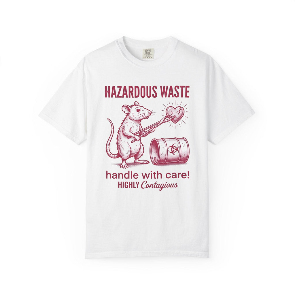 Mouse Heart Shirt Valentines Day Joke Unisex Gift Retro Tee product image 1