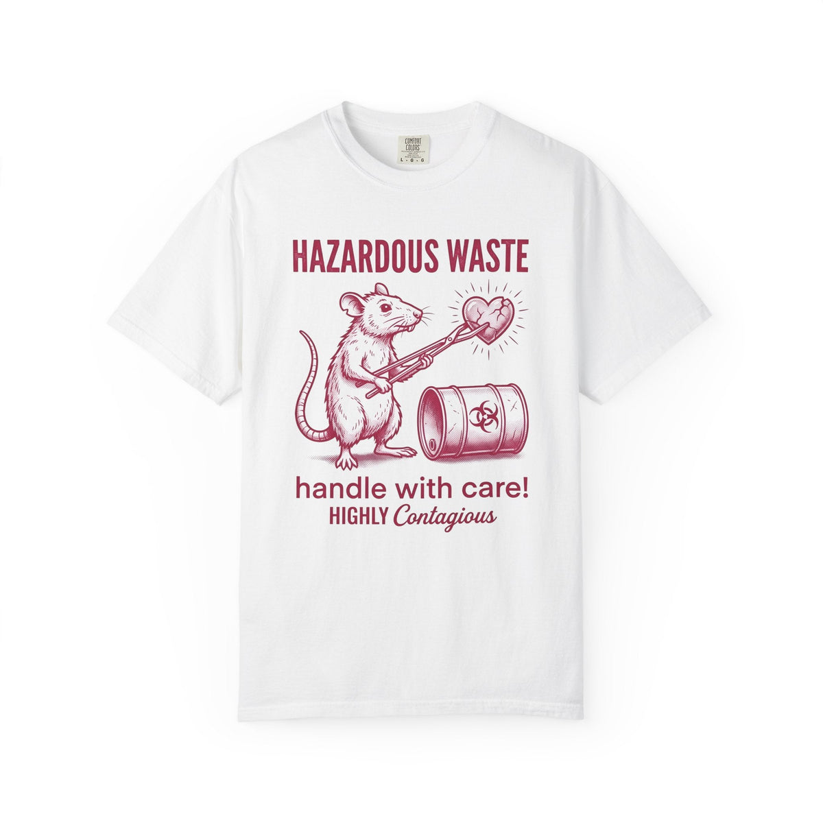 Mouse Heart Shirt Valentines Day Joke Unisex Gift Retro Tee product image 1