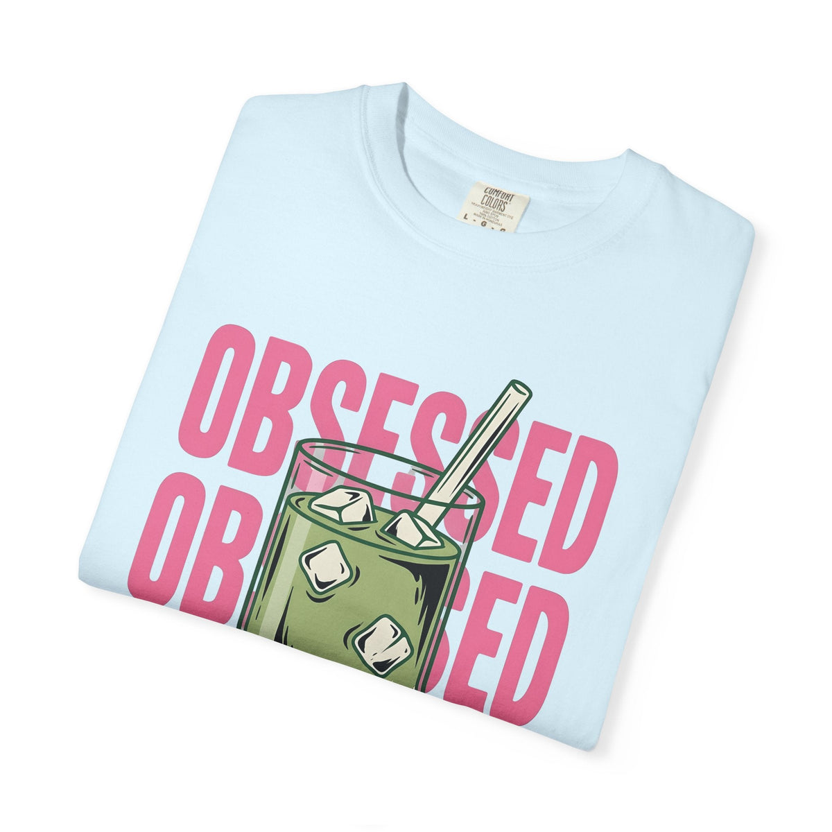 Iced Matcha Latte Shirt Drinks Foodie Gift Women Pop Art product image 8