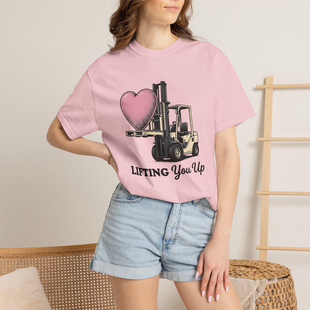 Forklift Love Shirt Valentines Day Romance Unisex Gift product image 12