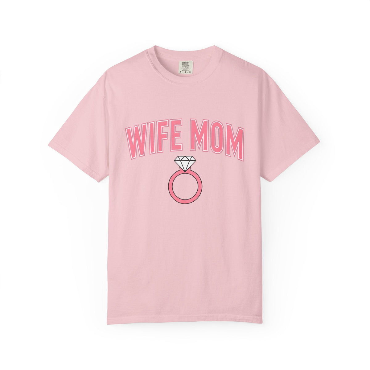 Diamond Ring Shirt Moms Family Gift Women Bold Tee Engagement Ring T-Shirt Mother Fan Bridal Tshirt Family Graphic Minimalist Jewelry Tshirt