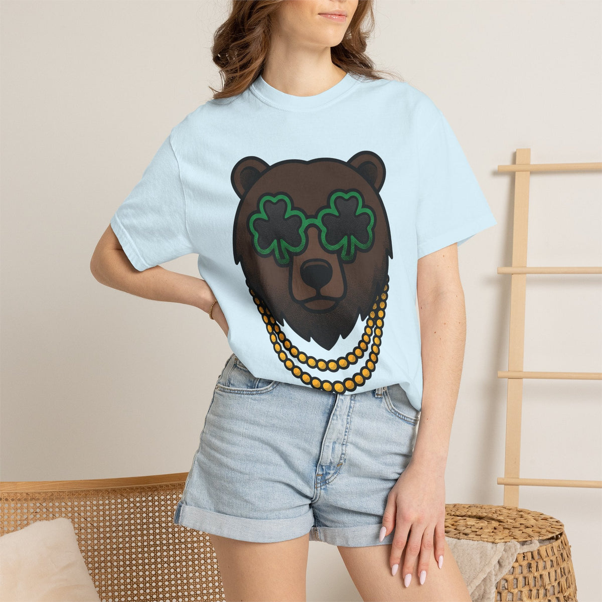 Bear Mug Shirt St Patrick's Day Creature Unisex Gift Animated Tee Mug T-Shirt
