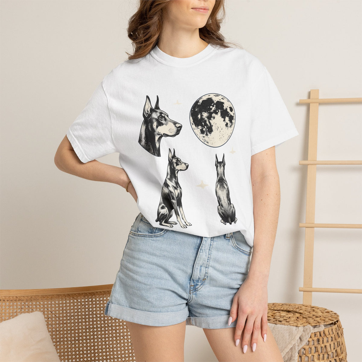 Doberman Canine Shirt Dog Zodiac Unisex Gift Classic Tee product image 6