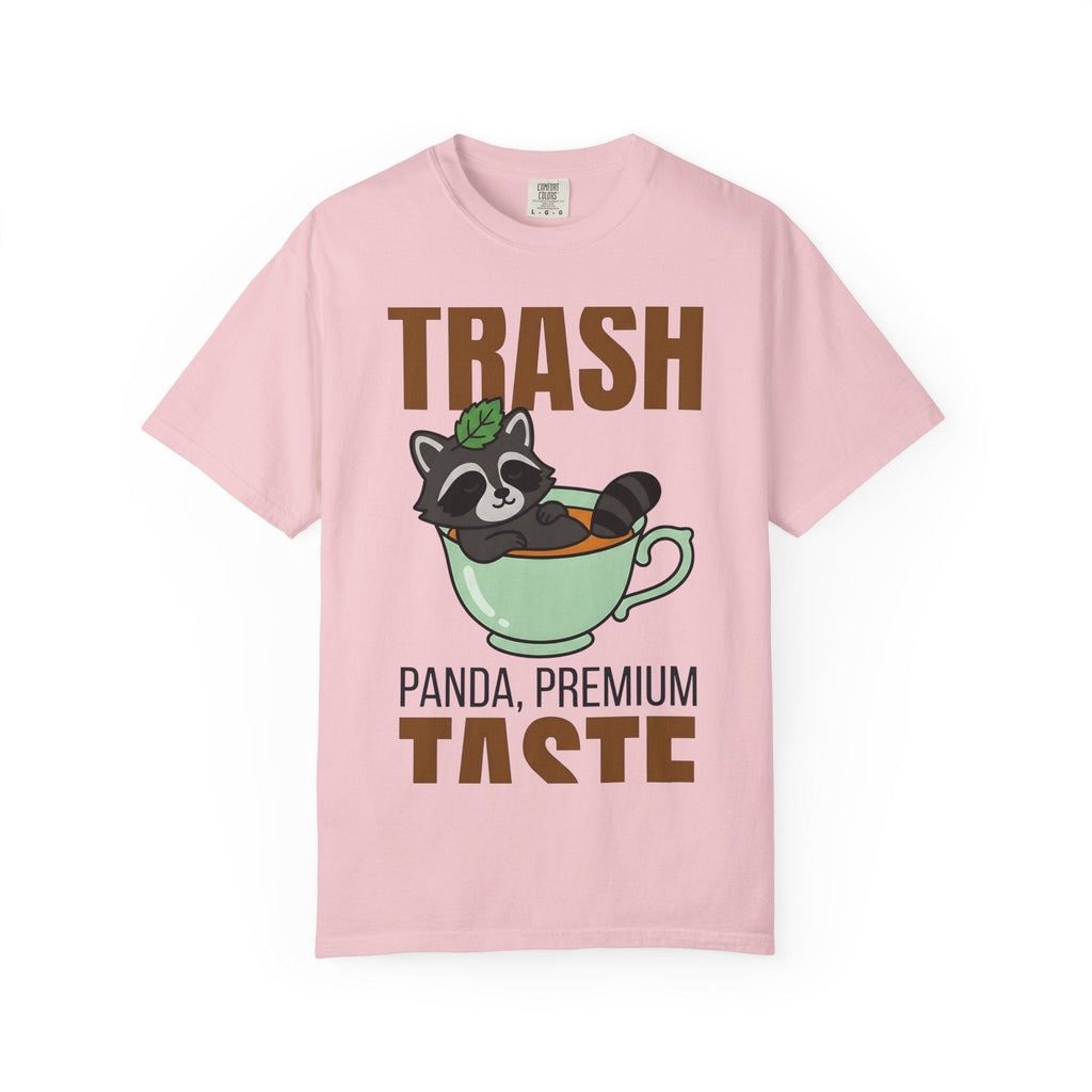 Raccoon Tea Cup Shirt Animals Cappuccino Unisex Gift Playful Tee Trash Panda
