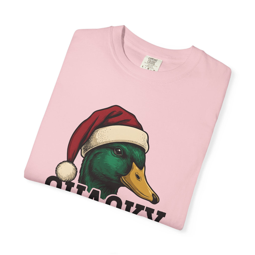 Duck Santa Hat Shirt Christmas Animal Unisex Gift Vintage Tee Mallard T-Shirt