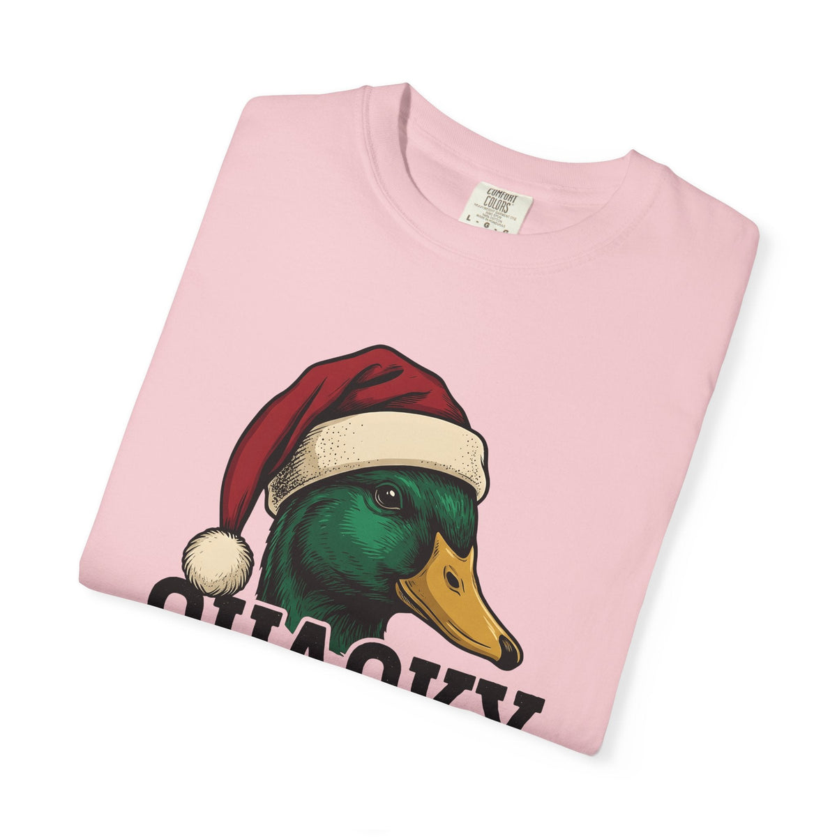 Duck Santa Hat Shirt Christmas Animal Unisex Gift Vintage Tee Mallard T-Shirt