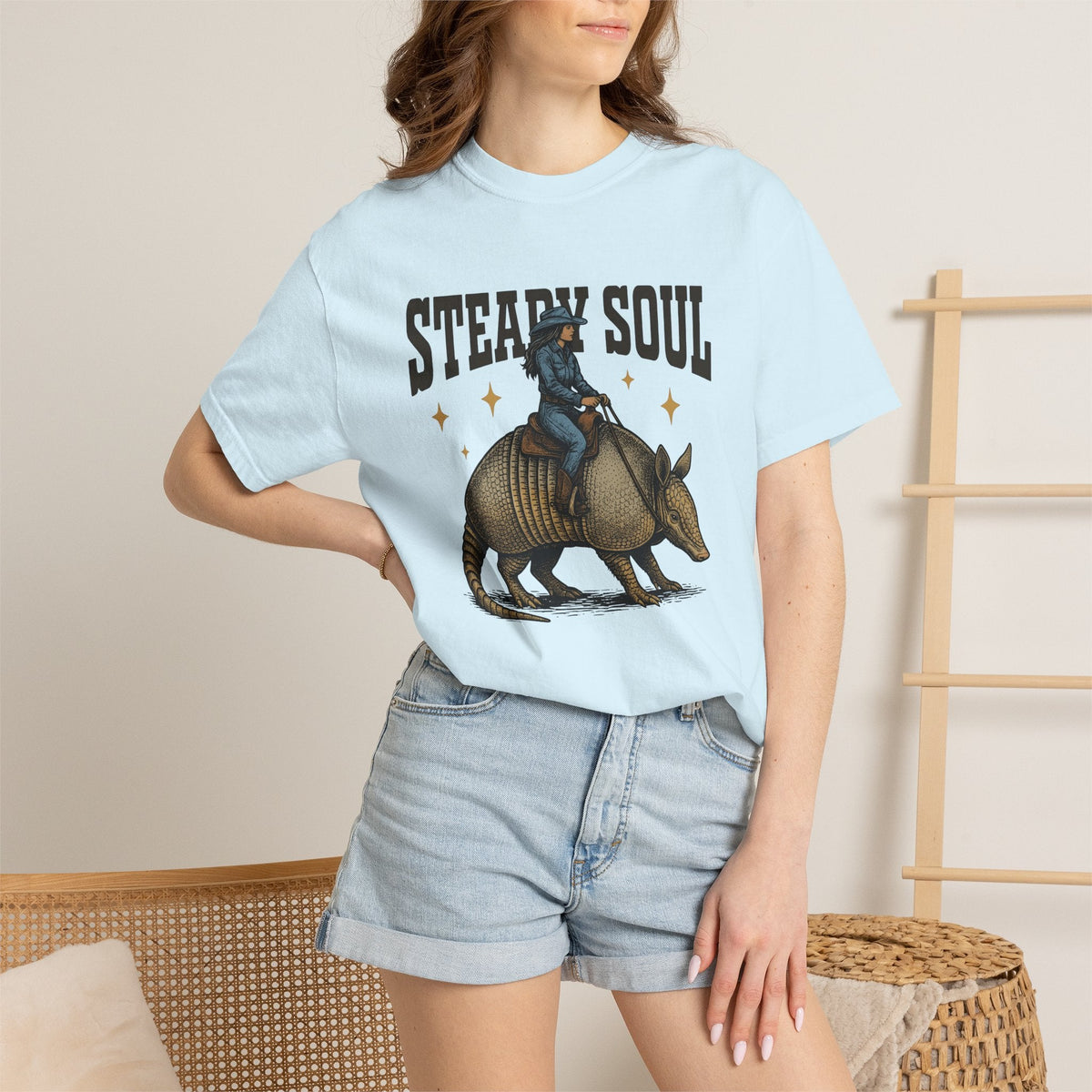 Cowgirl Armadillo Shirt Western Animal Gift for Women product image 9