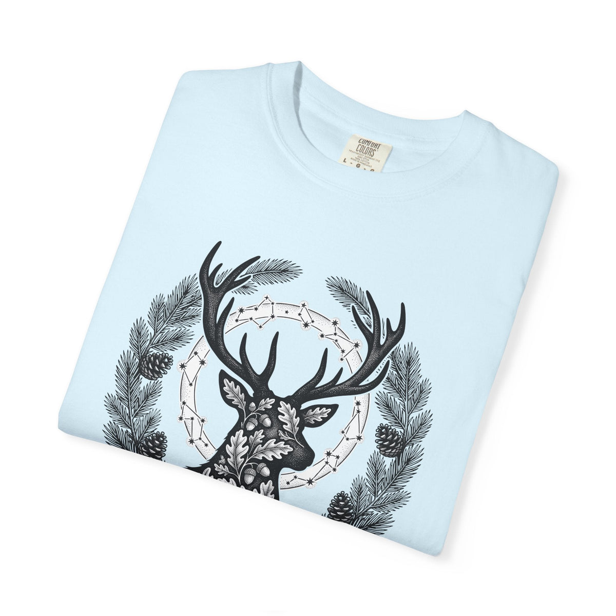 Buck Silhouette Shirt Boho Chic Plants Gift Women Leaf Tee product image 8