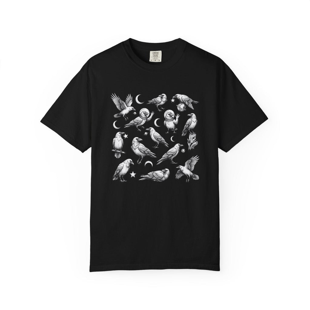 Raven Graphic Shirt Animals Gothic Unisex Gift Tattoo Style product image 4