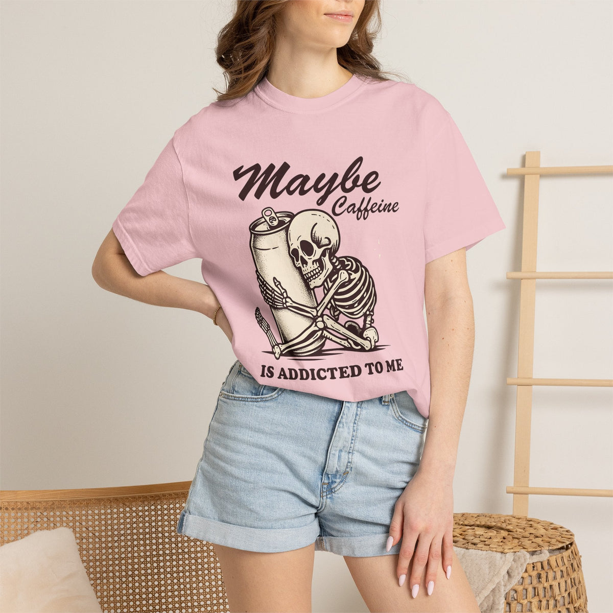 Skeleton Drink Can Shirt Funny Latte Unisex Gift Classic product image 12