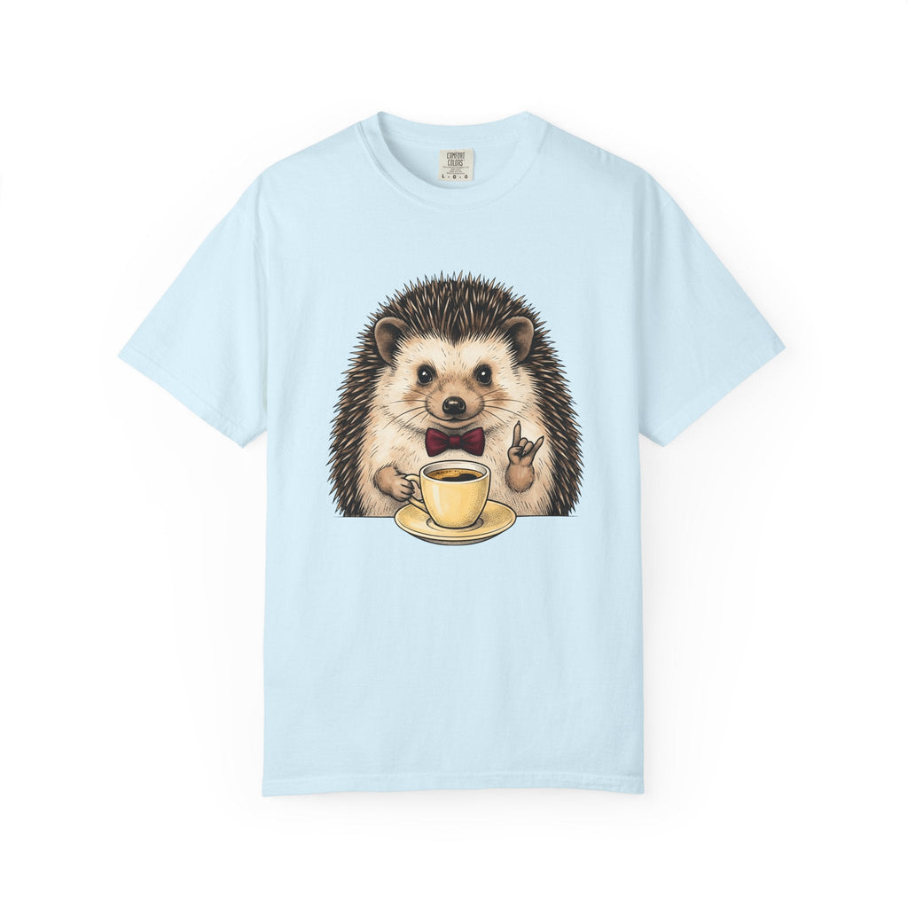 Hedgehog Coffee Shirt Animal Unisex Gift Hand Drawn Tee product image 2