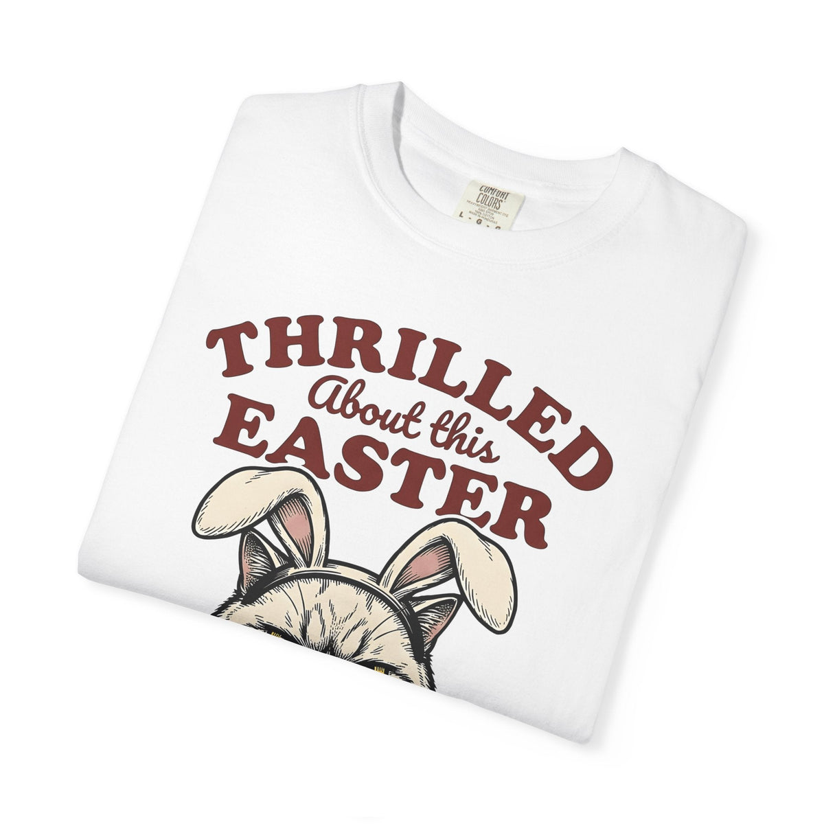 Grumpy Cat Bunny Ears Shirt Easter Humor Unisex Gift product image 5