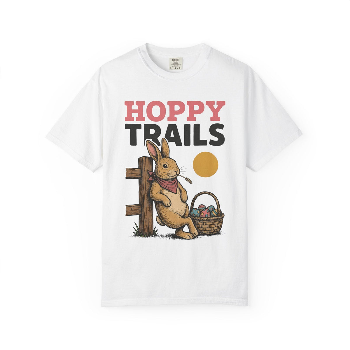 Bunny Illustration Shirt Easter Wildlife Unisex Gift Rustic product image 1