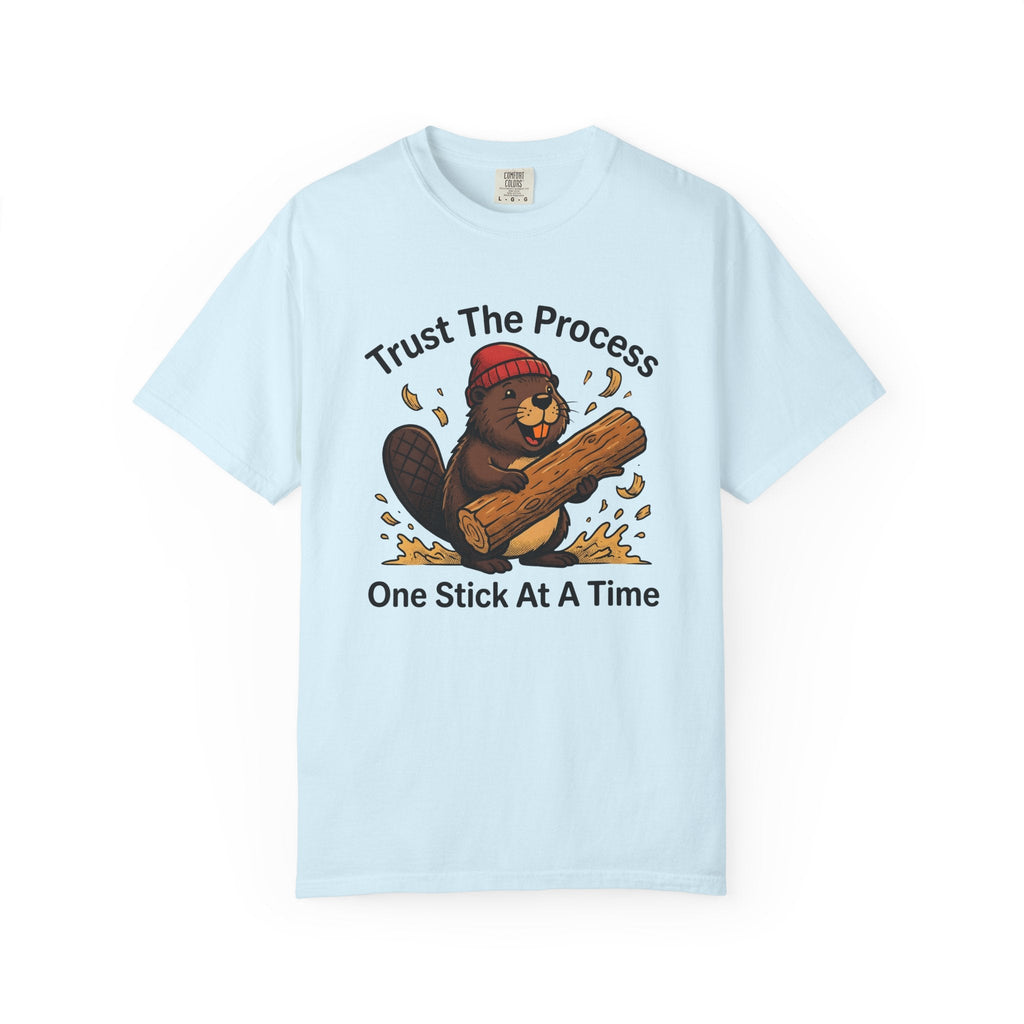 Beaver Log Shirt Funny Animal Unisex Gift Cartoon Tee Dam product image 2
