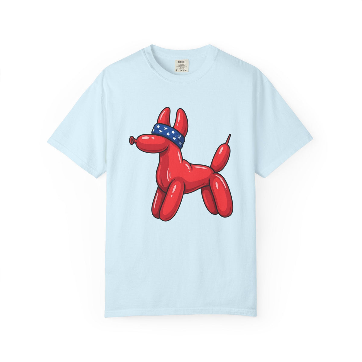 Balloon Pet Shirt Dog Patriotic Gift Women Graphic Tee product image 2