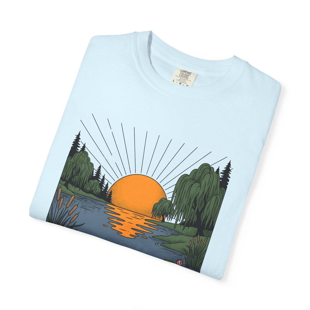 Twilight Lake Scene Shirt Nature Wildlife Gift Women Garden product image 8