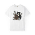 Bear Pinecone Shirt Animals Forest Unisex Gift Block Print product image 1